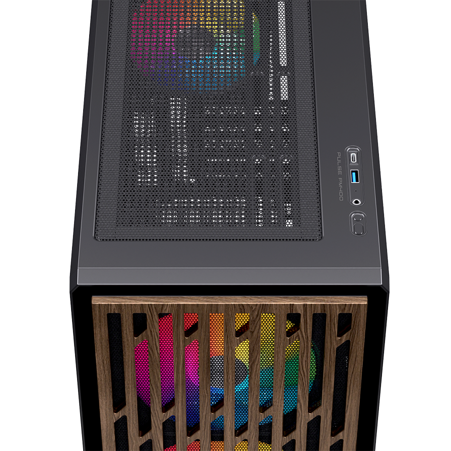 Datoru korpuss Einarex PM400 Midi Tower Black EXCS-PM-400R-B - foto 7