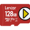 Atmiņas kartes Lexar Play 128Gb (LMSPLAY128G-BNSNG)