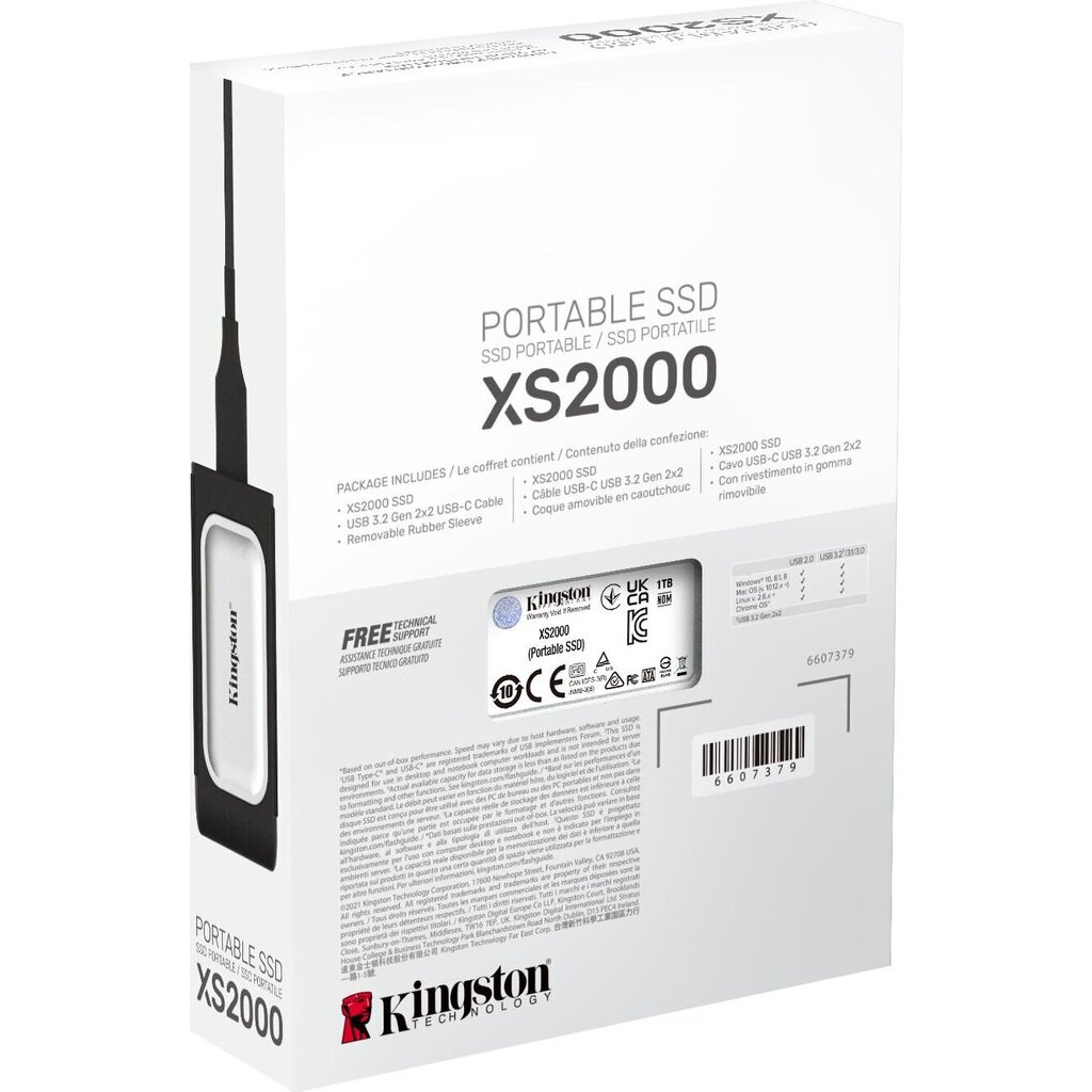 SSD Kingston XS2000 SSD 1 TB (SXS2000/1000G) - foto 4
