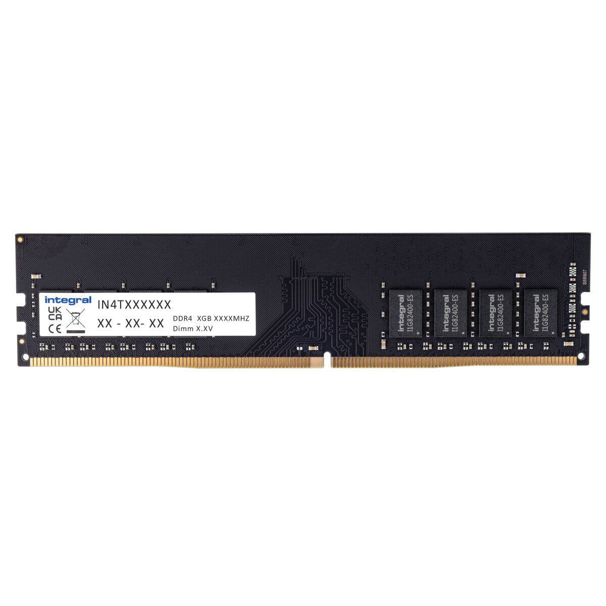 Operatīvā atmiņa INTEGRAL 8GB DDR4 2400MHz (IN4T8GNDLRX)