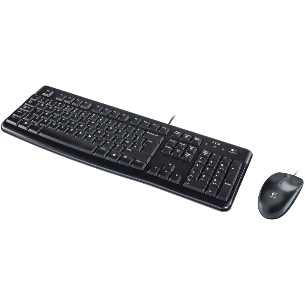 Tastatūra + pele Logitech MK120 Black (920-002539)