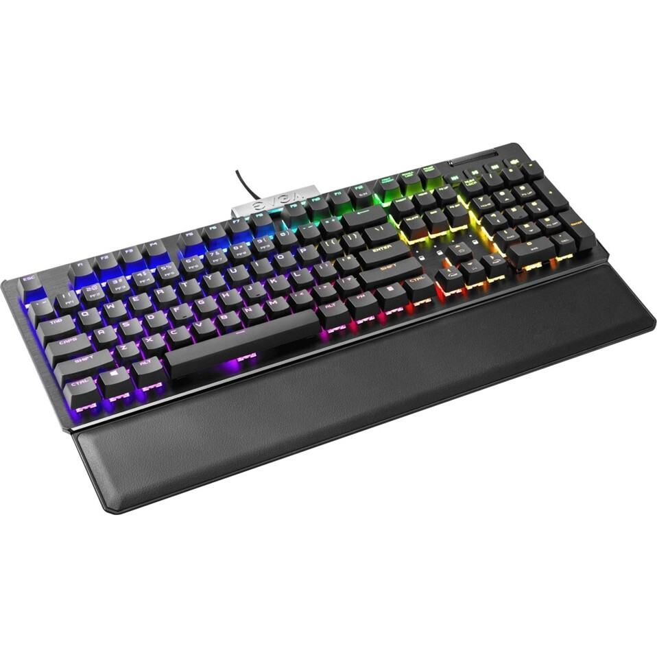 Tastatūra EVGA Z15 RGB Black (821-W1-15FR-K2)
