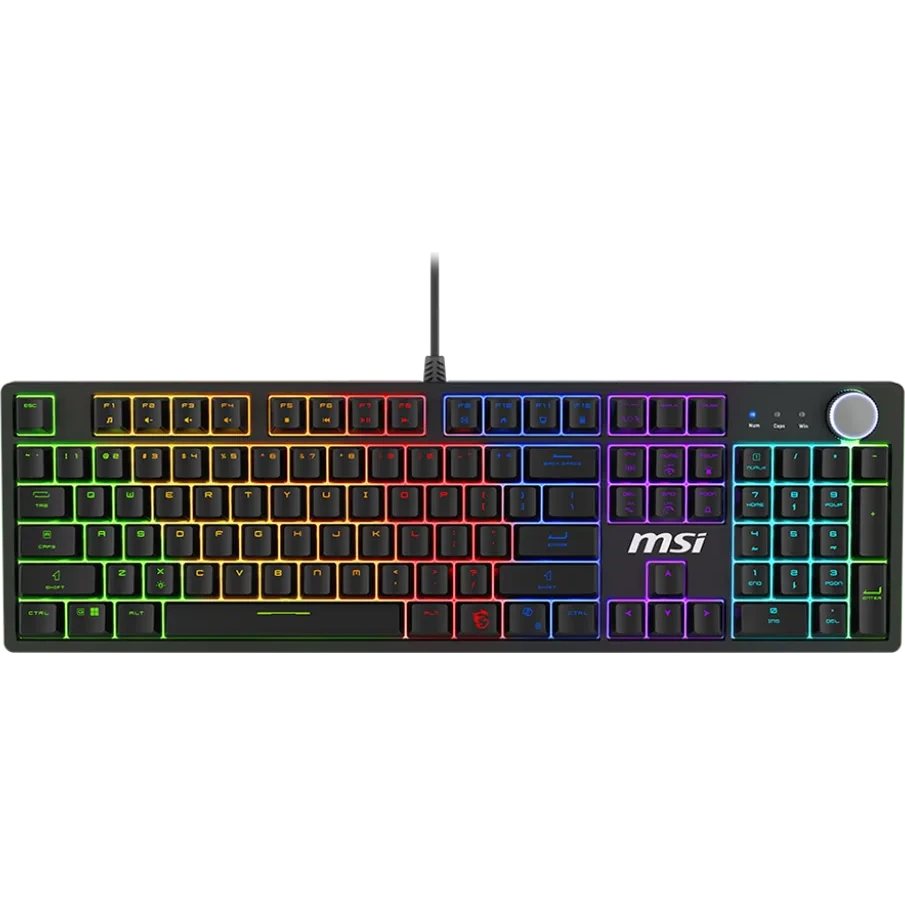 Tastatūra MSI Forge GK320 RGB Black - FORGE GK320 RED FR