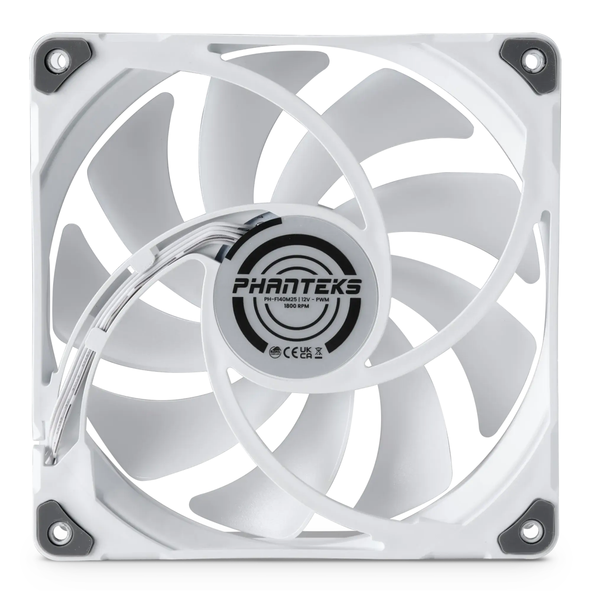 Korpusa dzesētājs Phanteks M25 RGB White (PH-F140M25_DRGB_PWM_WT01) - foto 3
