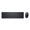 Tastatūra + pele Dell Pro KM5221W Black (KM5221WBKB-FRC)