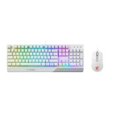 Tastatūra + pele MSI Vigor GK30 Combo RGB White (VIGOR GK30 COMBO WHITE FR)