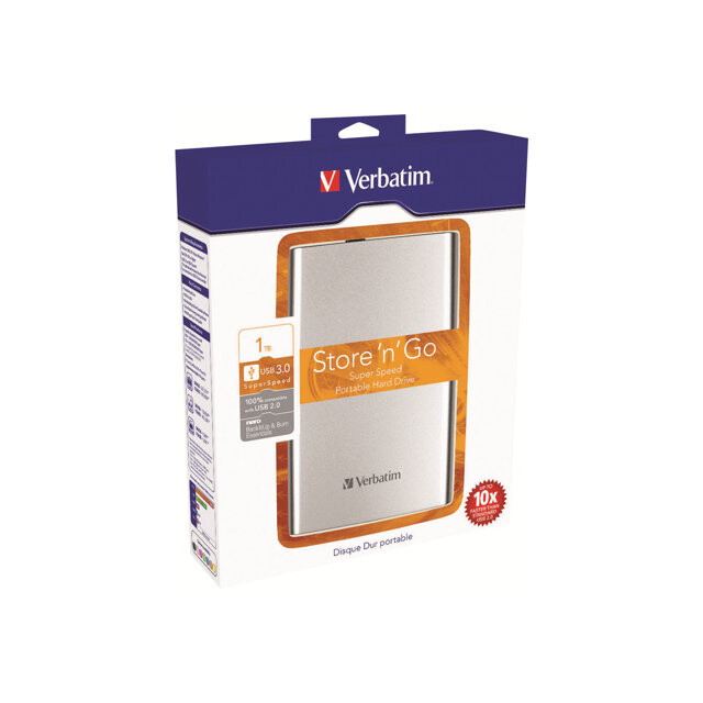 Cietais disks Verbatim Store 'n' Go Portable 1TB ( 53071) - foto 4