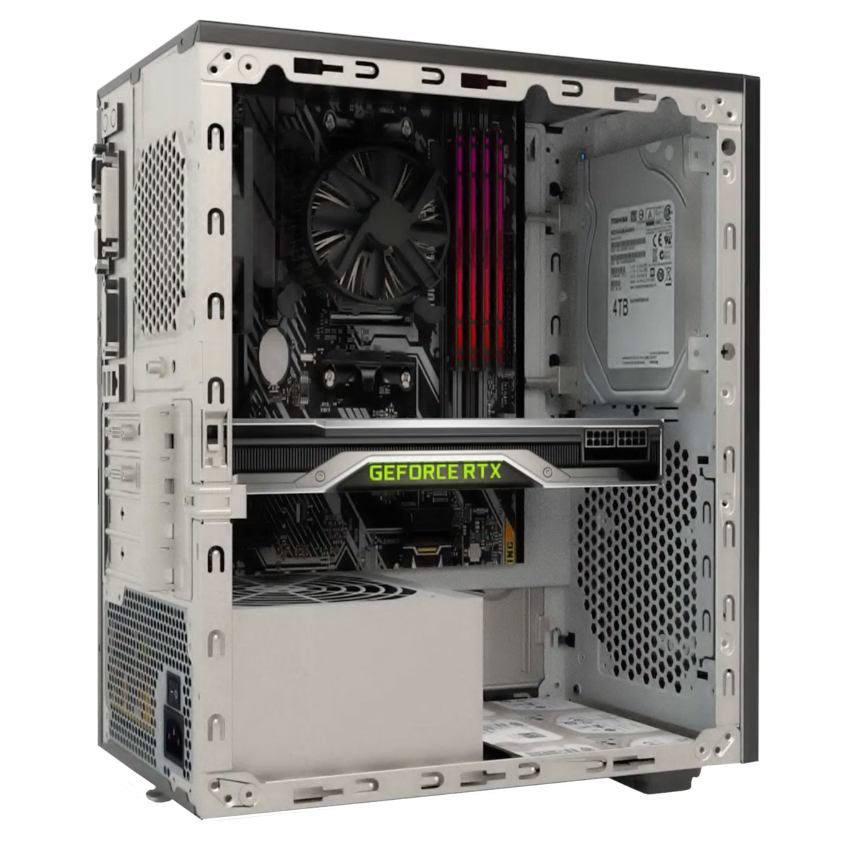 Datoru korpuss iTek Smallcom-G Mini-Tower Black (ITOCSCG122) - foto 2