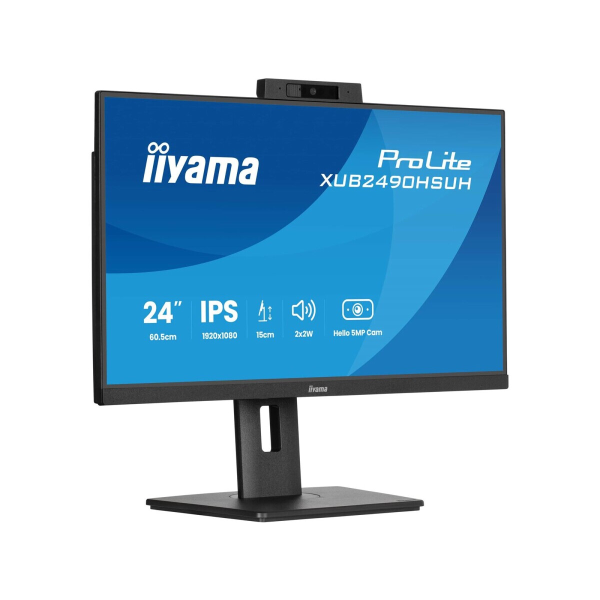 Monitors Iiyama ProLite 24 Black (XUB2490HSUH-B2) - foto 2