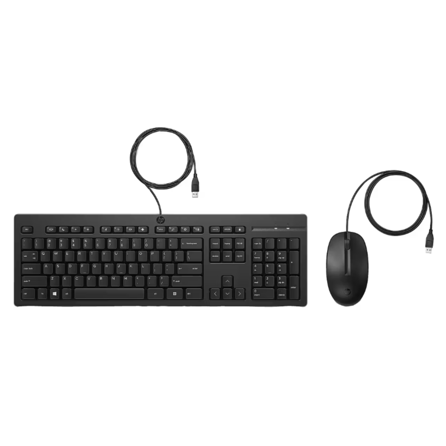 Tastatūra + pele HP 225 Black - 286J4AA ABF