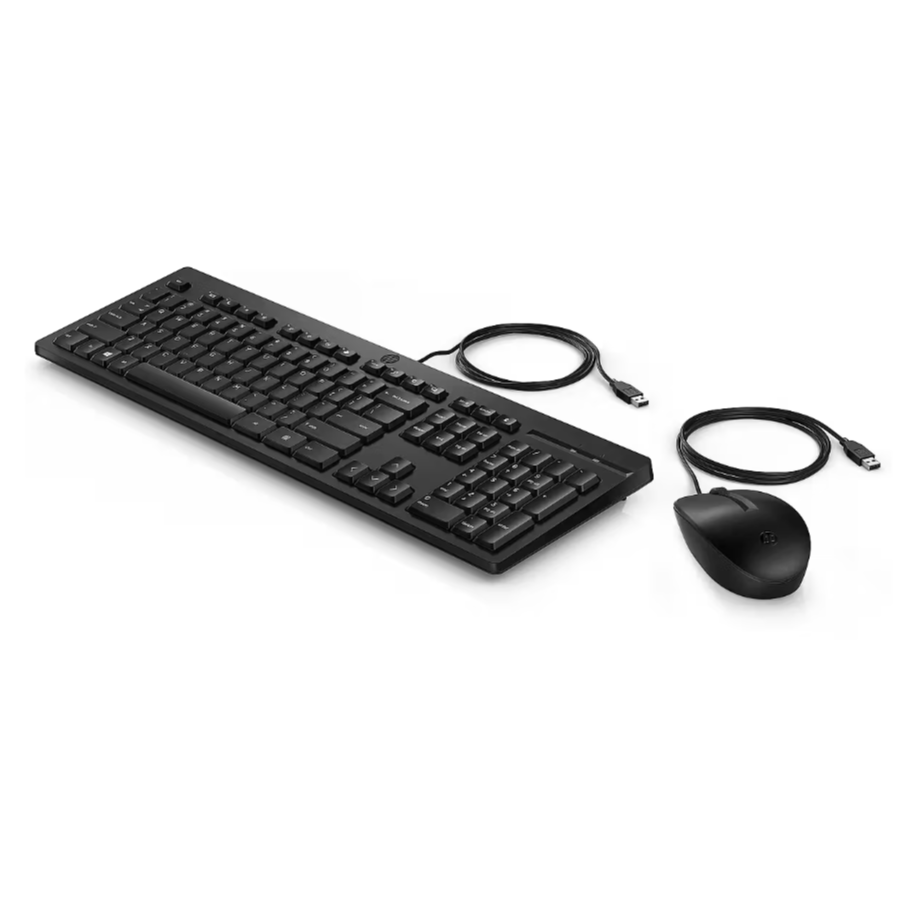 Tastatūra + pele HP 225 Black - 286J4AA ABF - foto 2