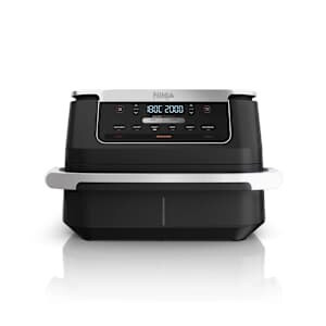 fryer Ninja AF550EU fryer Double 6.6L 2470W Black and Silver