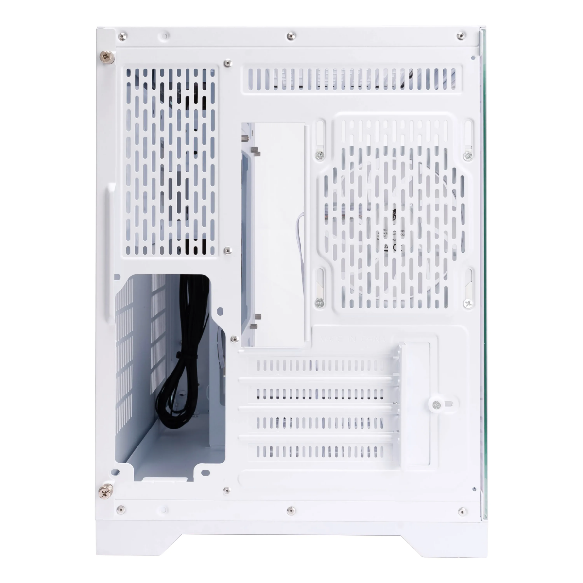 Datoru korpuss 1stPlayer UView 5 RGB Micro ATX White - 6977916592216 - foto 3