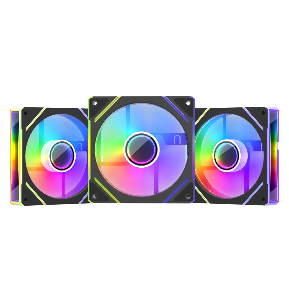 Korpusa dzesētājs 1stPlayer FC7 RGB Black (FC7-BK-3IN1)