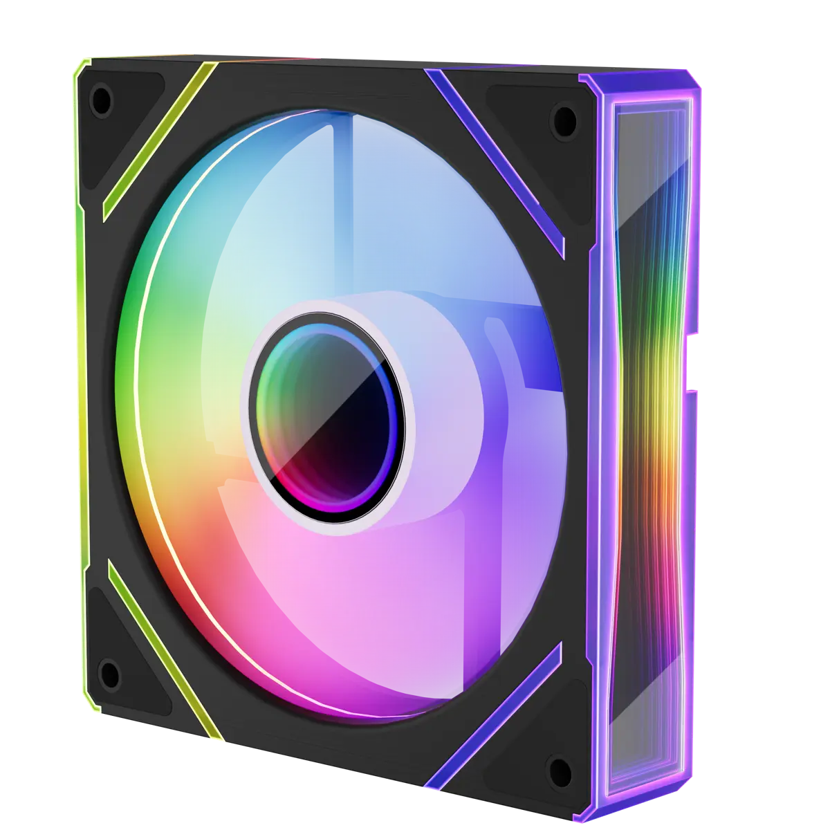 Korpusa dzesētājs 1stPlayer FC7 RGB Black (FC7-BK-3IN1) - foto 2