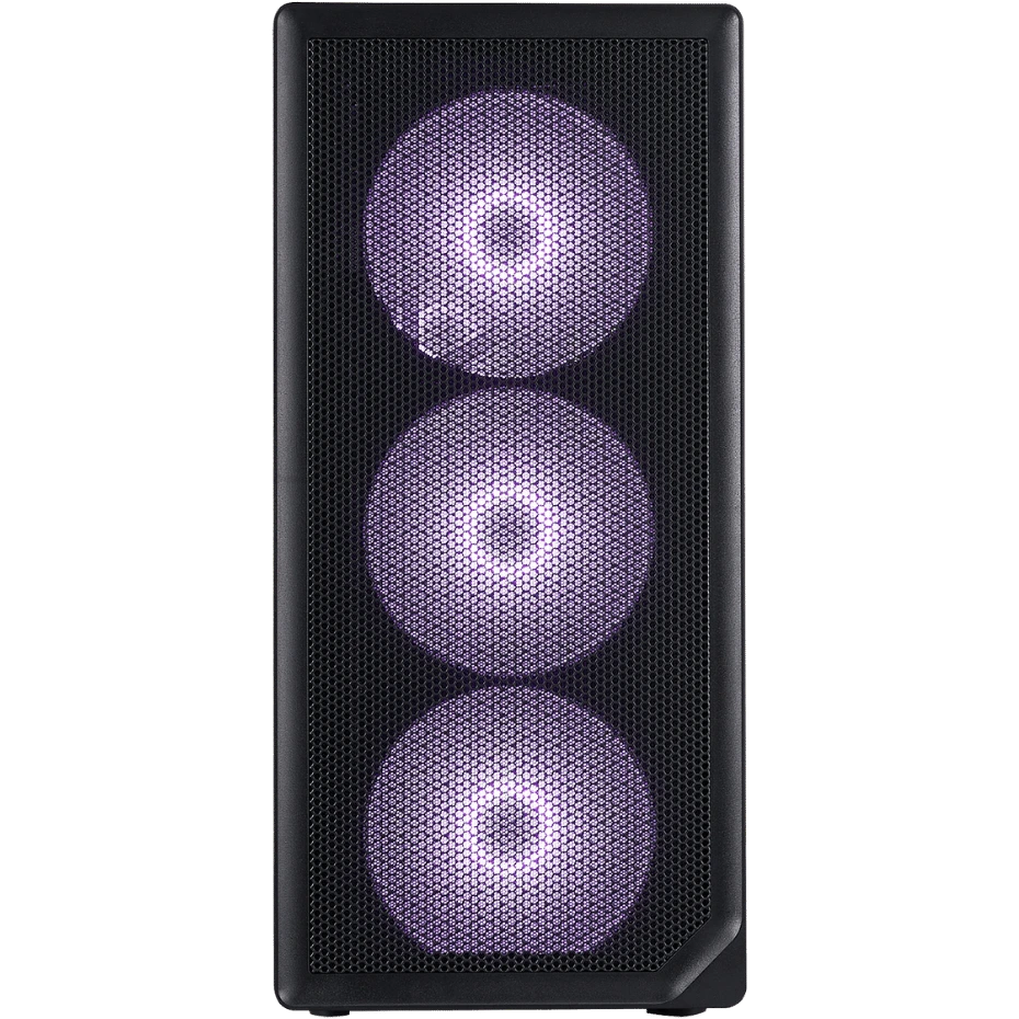 Datoru korpuss 1stPlayer AU8 RGB Black - AU8-BK - foto 3