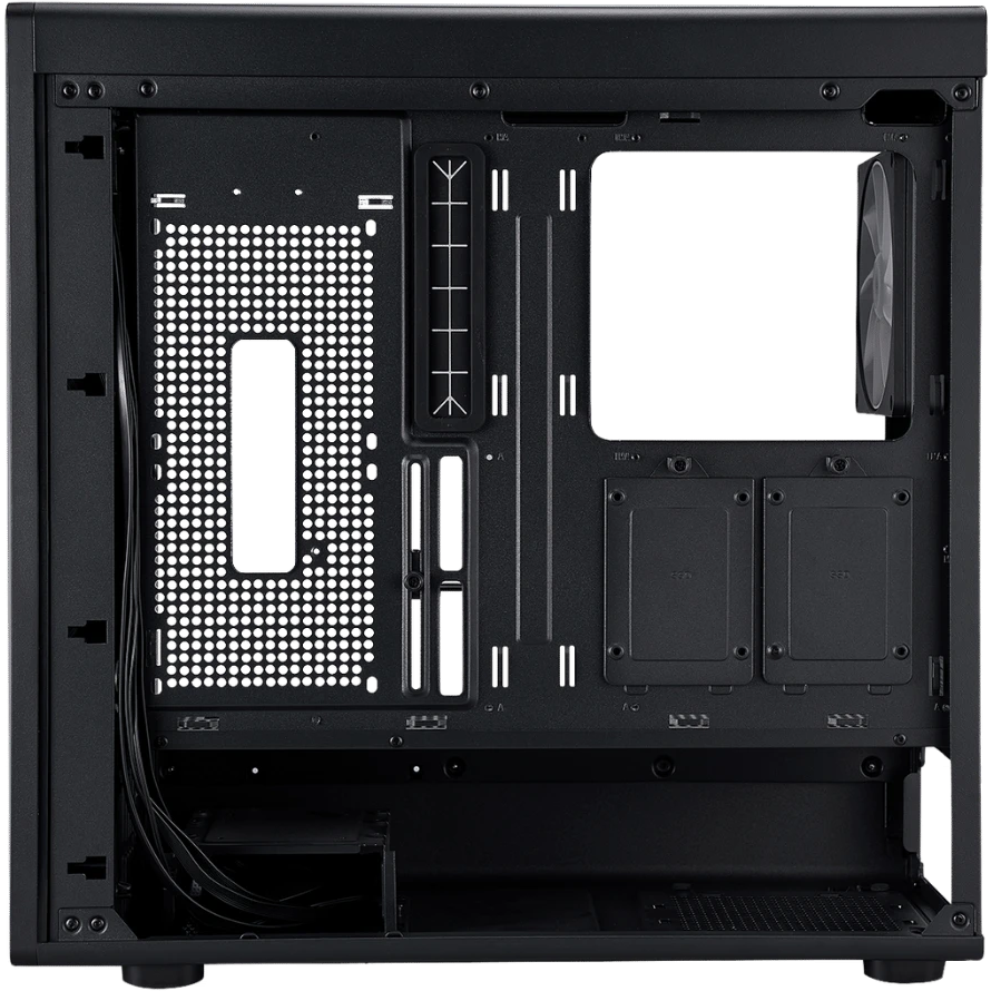 Datoru korpuss 1stPlayer AU8 RGB Black - AU8-BK - foto 4