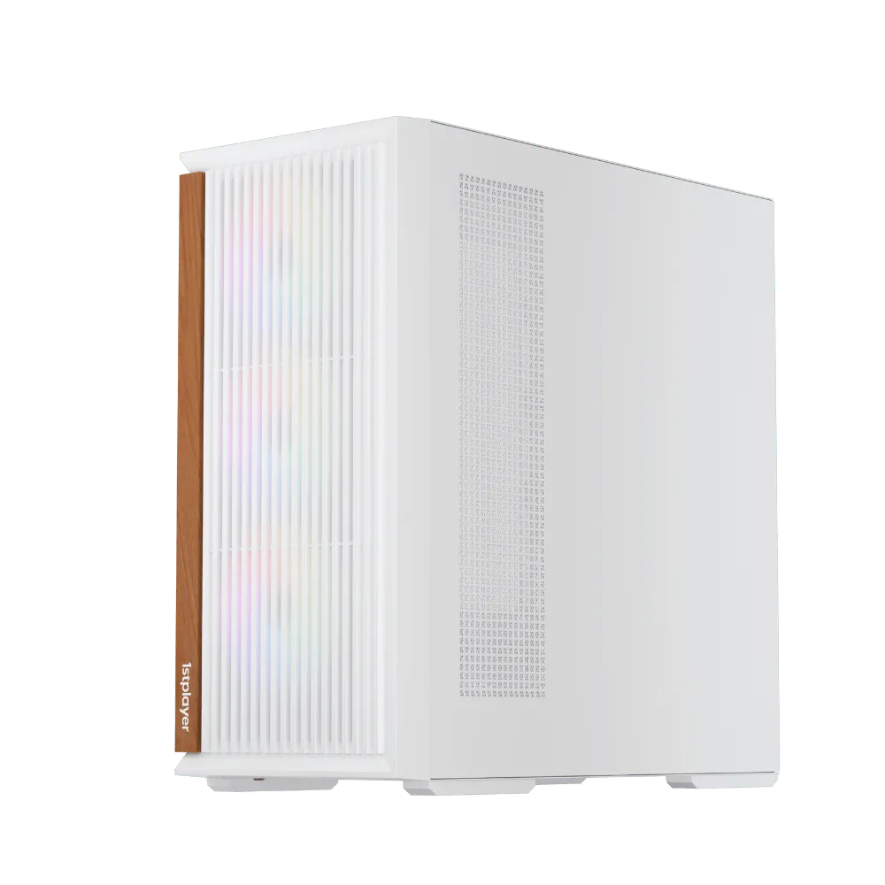 Datoru korpuss 1stPlayer WD7 ATX White (WD7-WH-4FA7-W-2FA7R-W) - foto 3