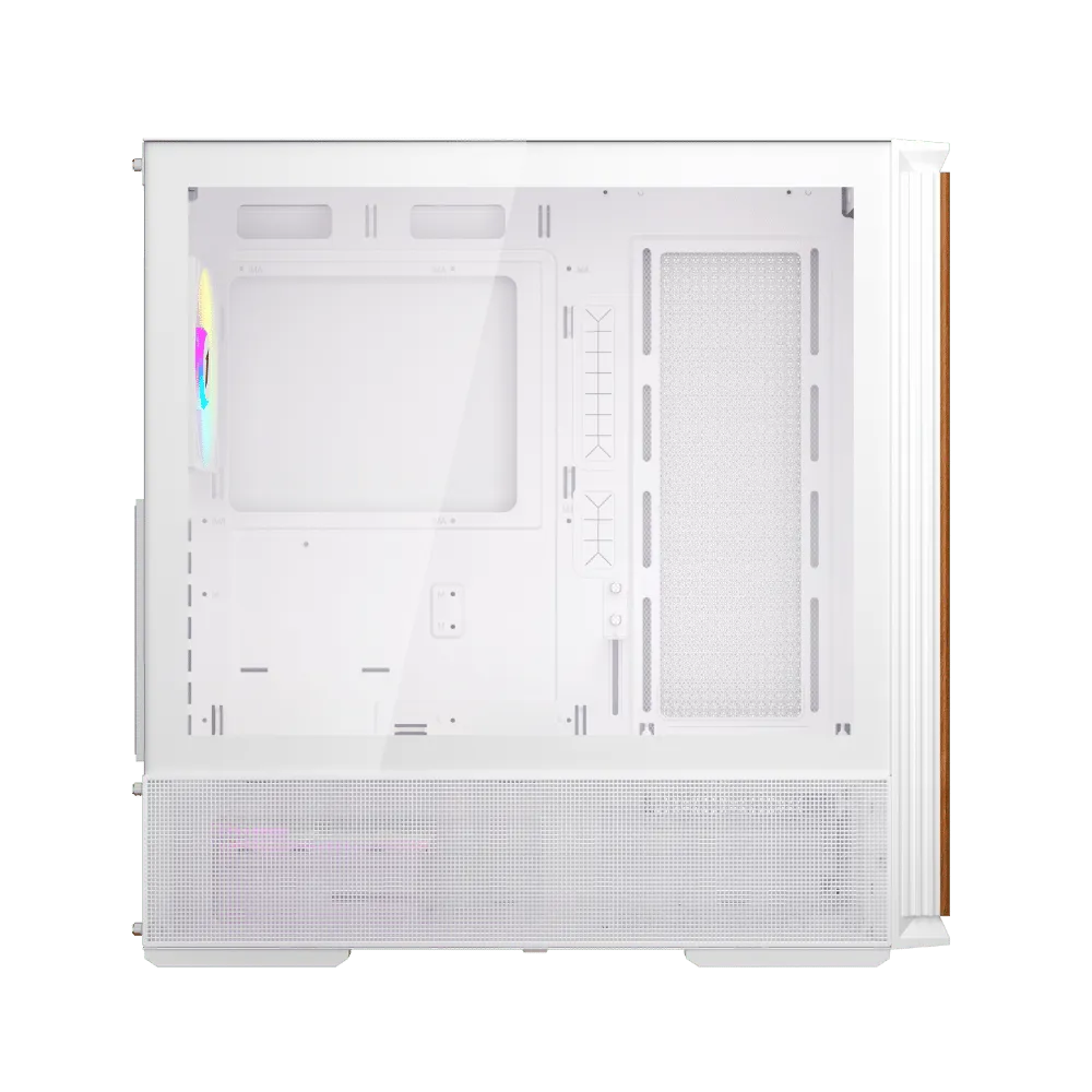 Datoru korpuss 1stPlayer WD7 ATX White (WD7-WH-4FA7-W-2FA7R-W) - foto 4