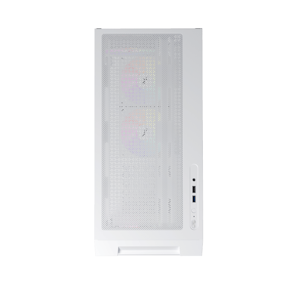 Datoru korpuss 1stPlayer AU6 ARGB Micro ATX White (AU6-WH-2FA7-14-W-2FA7R-W-1FA7-) - foto 5