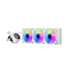 Procesoru dzesētājs 1stPlayer TS4 RGB 360mm White - foto 2