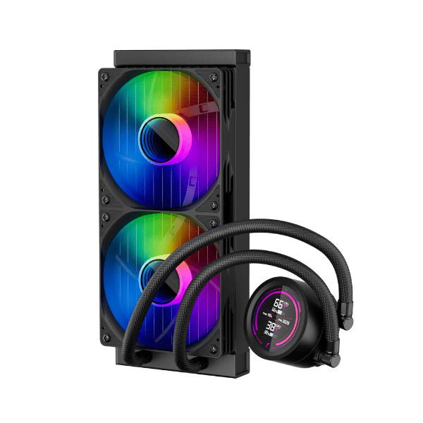 Procesoru dzesētājs 1stPlayer TS4 RGB 240mm Black - foto 5