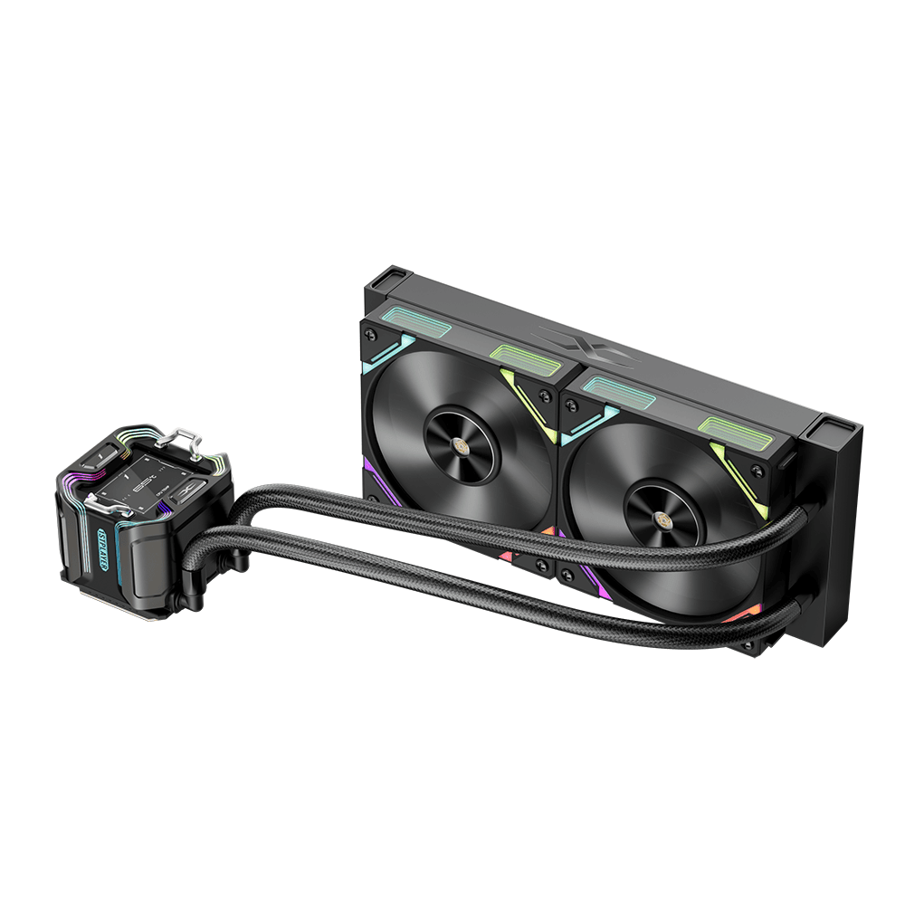 Procesoru dzesētājs 1stPlayer X-240 ARGB 240mm Black - foto 6