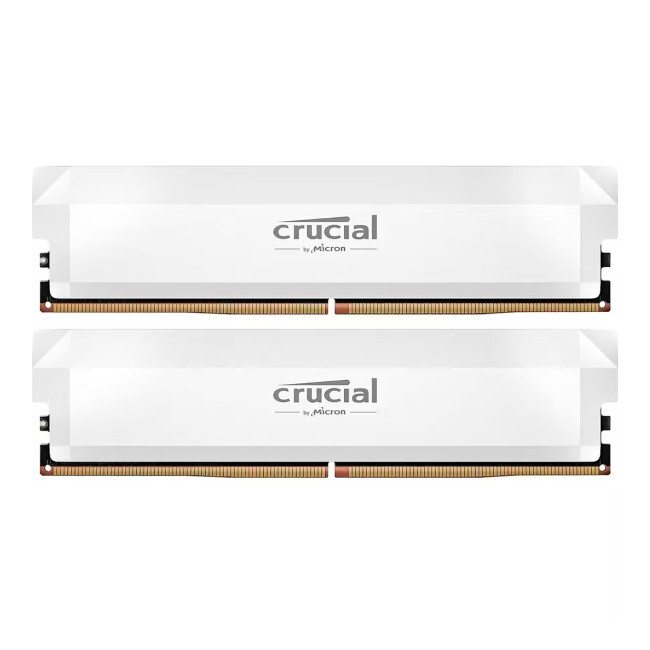 Operatīvā atmiņa Crucial Pro 32GB (2x16 GB) 6400MHz White (CP2K16G64C38U5W) - foto 2