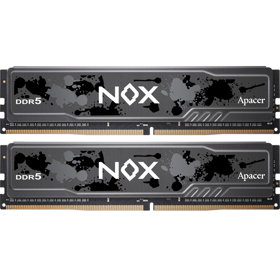 Operatīvā atmiņa Apacer Nox  32Gb DDR5 (2x16Gb)  6000MHz Black (AH5U32G60C622MBAA-2)