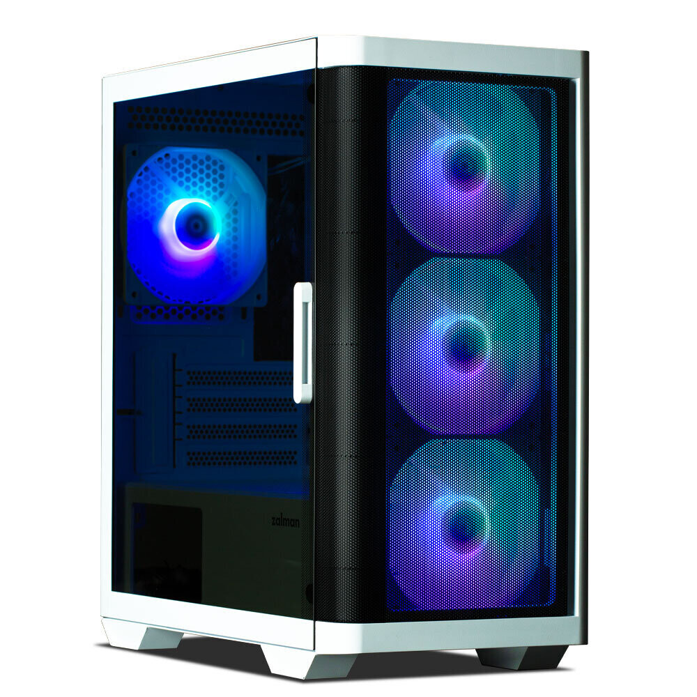 Datoru korpuss Zalman M4 RGB Black - M4 White