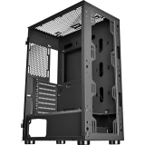 Datoru korpuss 1stPlayer Go6 RGB Black (Go6-BK-4FS7)