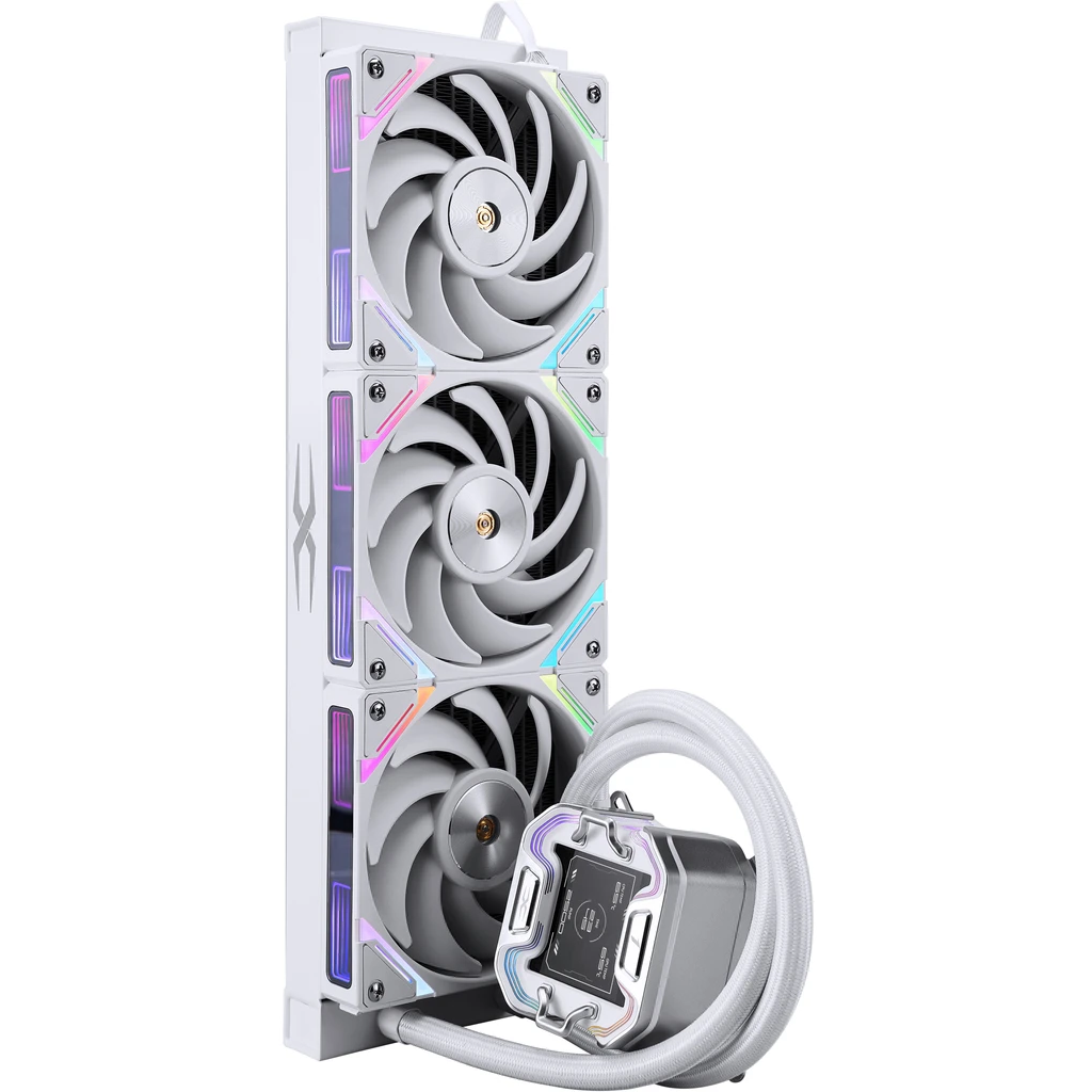 Procesoru dzesētājs 1stPlayer X-360 ARGB 360mm White - foto 4