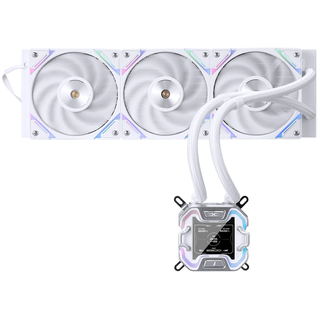 Procesoru dzesētājs 1stPlayer X-360 ARGB 360mm White - foto 10