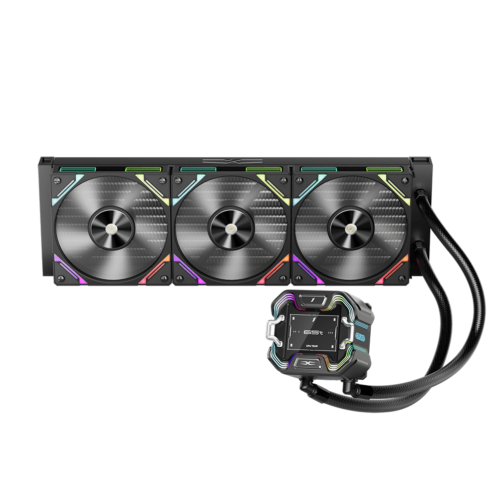 Procesoru dzesētājs 1stPlayer X-360 ARGB 360mm Black - foto 7