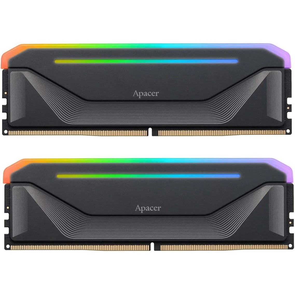 Operatīvā atmiņa Apacer Nox 32GB (2x16Gb) DDR5 6000MHz RGB Black (AH5U32G60C622NBAA-2)