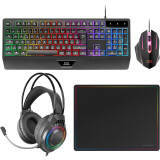 Tastatūra + pele Mars Gaming MCP-124 Pro Black (MCP124PROFR)