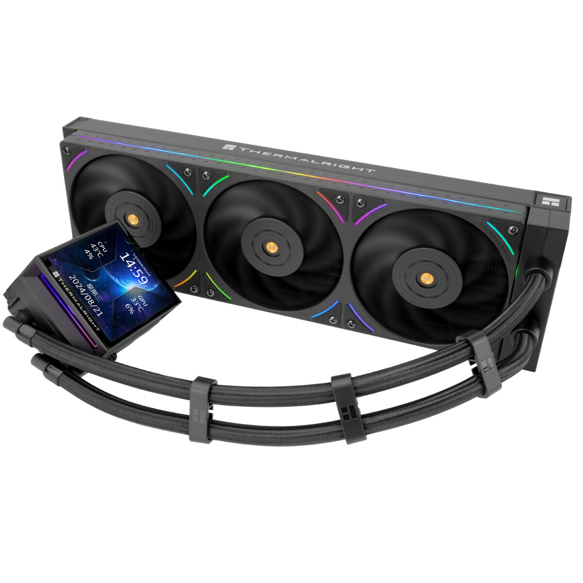 cooler Thermalright Hyper Vision UB RGB 360mm Black - Hyper Vision 360 UB Argb Black - foto 3