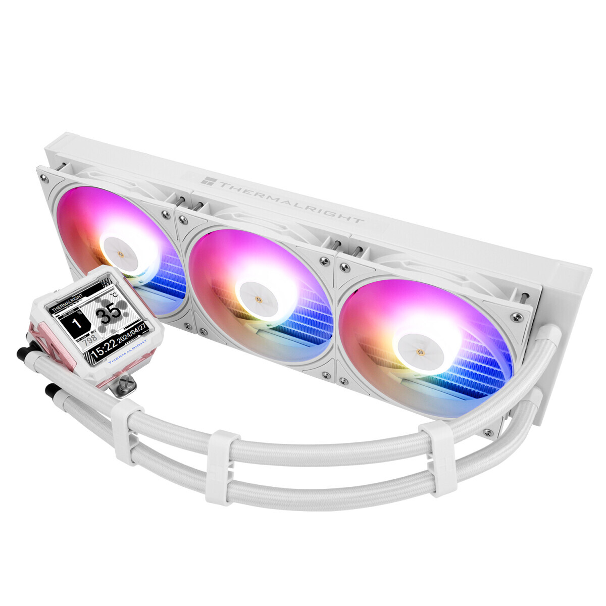 cooler Thermalright Frozen Warframe Pro Mew RGB 360mm White - Frozen Warframe Pro 360 MEW Ar - foto 4