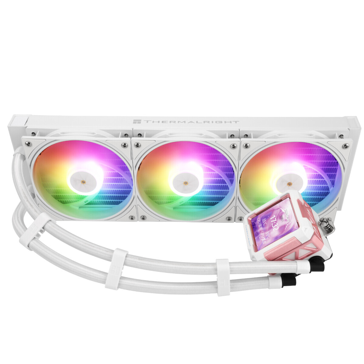 cooler Thermalright Frozen Warframe Pro Mew RGB 360mm White - Frozen Warframe Pro 360 MEW Ar - foto 5