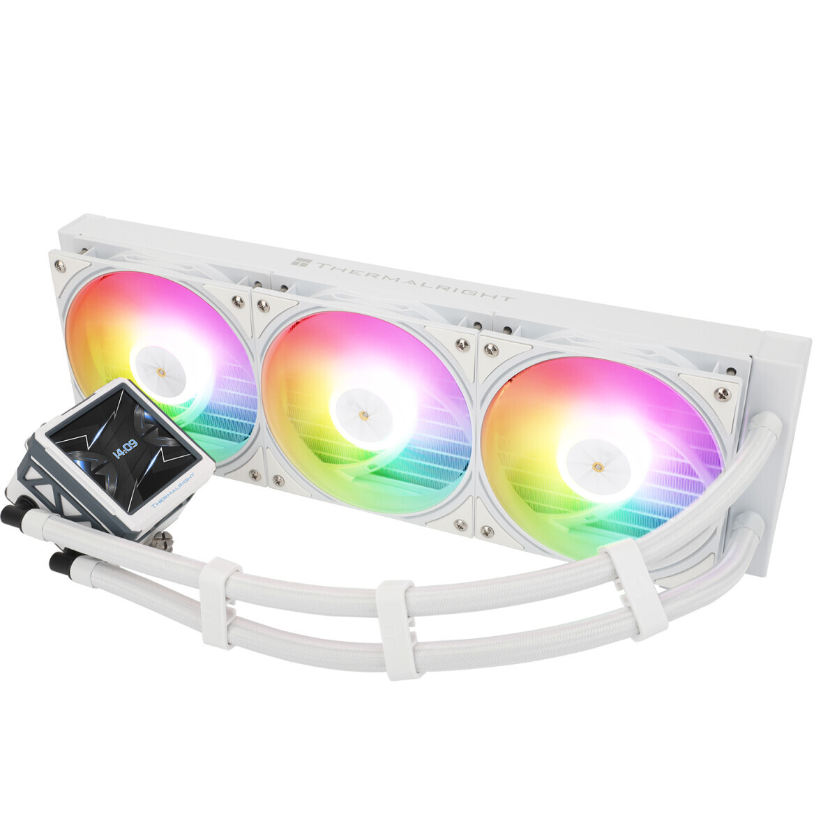 cooler Thermalright Frozen Warframe Ultra RGB 360mm White - Frozen Warframe 360 Ultra Whit - foto 2