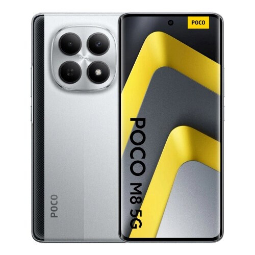 Mobilais tālrunis POCO M8 5G 6.77" 8GB 512GB Silver 25118PC98G - 6932554456610