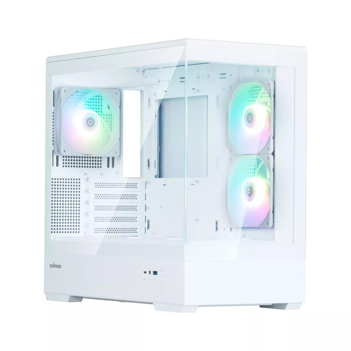 Datoru korpuss Zalman P30 Air RGB White