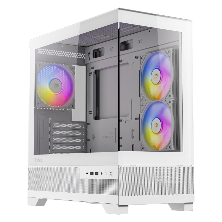 Datoru korpuss Antec CX500M RGB White (0-761345-10110-3)