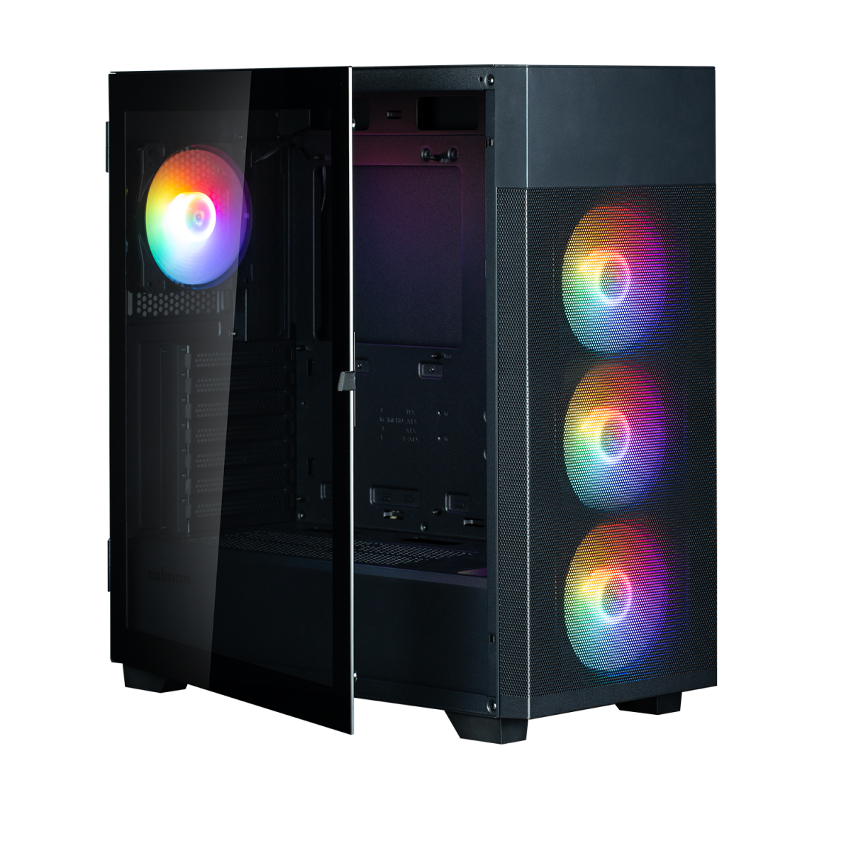 Datoru korpuss Zalman S5 Neo RGB Black - S5 Neo Black - foto 4