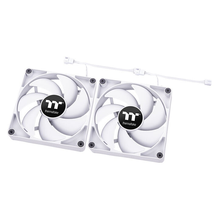 Korpusa dzesētājs Thermaltake CT120 2-Fan Pack White (CL-F151-PL12WT-A)
