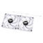 Korpusa dzesētājs Thermaltake CT120 2-Fan Pack White (CL-F151-PL12WT-A)
