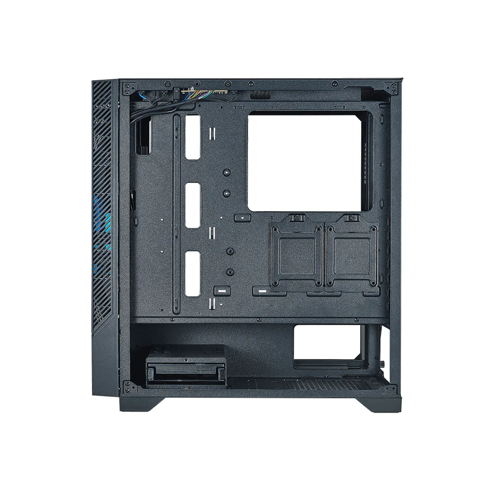 Datoru korpuss Azza Eclipse RGB Black (CSAZ-440) - foto 3