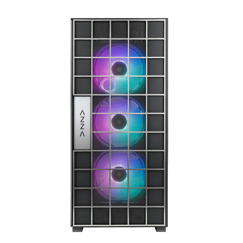 Datoru korpuss Azza Neo RGB Black (CSAZ-500) - foto 2