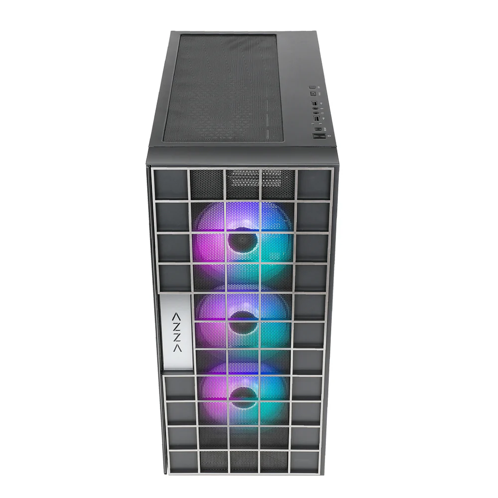 Datoru korpuss Azza Neo RGB Black (CSAZ-500) - foto 3