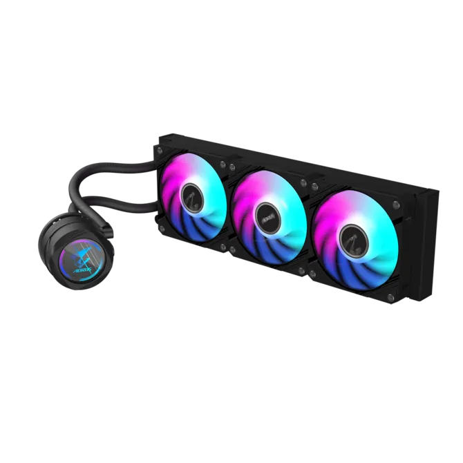 Dzesētājs Gigabyte AORUS WATERFORCE II 360 Black (GP-AORUS WATERFORCE II 360 G2) - foto 4